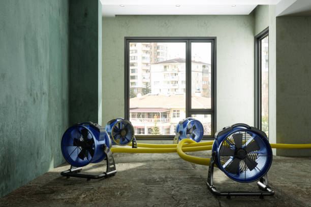 Water damage restoration process in KS